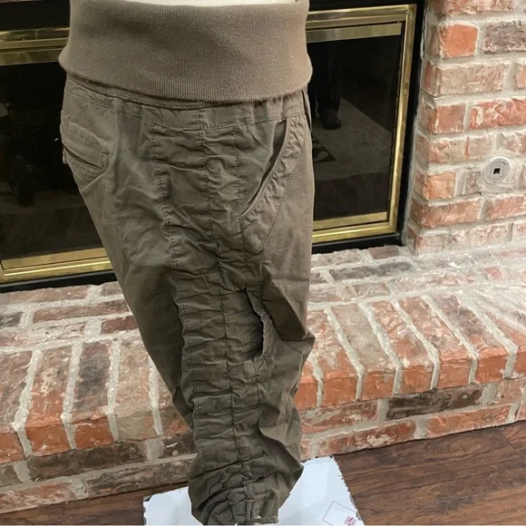 Vintage Y2K Jolt army green ruched capri pants / JR 5 / Excellent condition - Picture 7 of 13